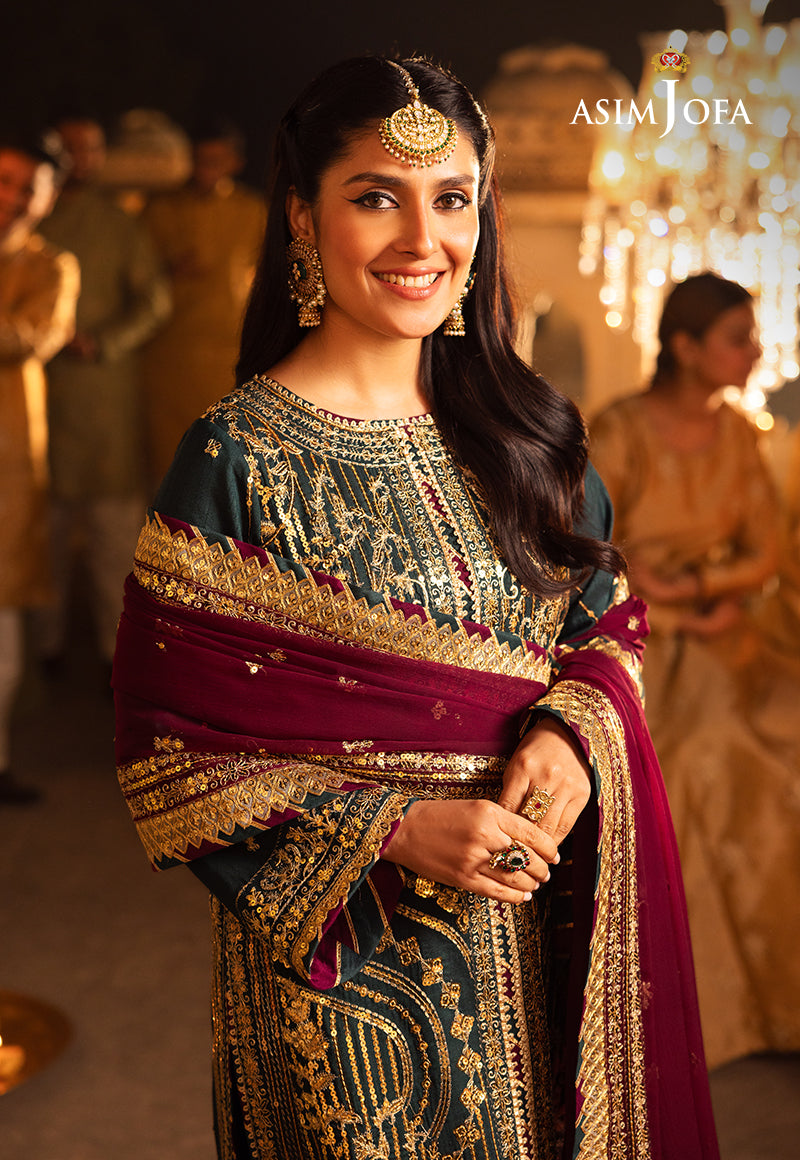 AJRA-27 EMBROIDERED JACQUARD 3 PCS