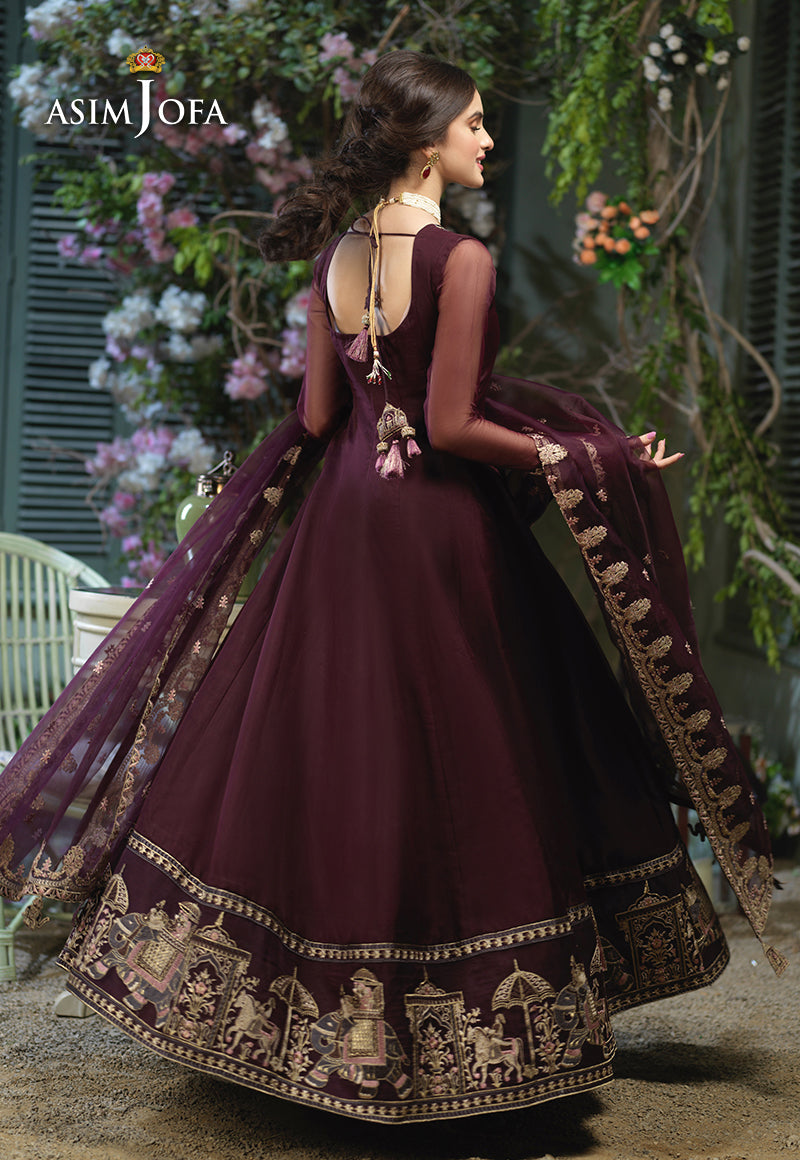 AJFC-50 EMBROIDERED ORGANZA 3 PCS