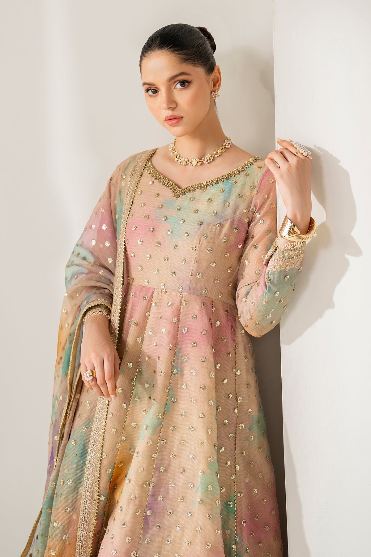 EMBROIDERED COTTON PATTI PR-1138