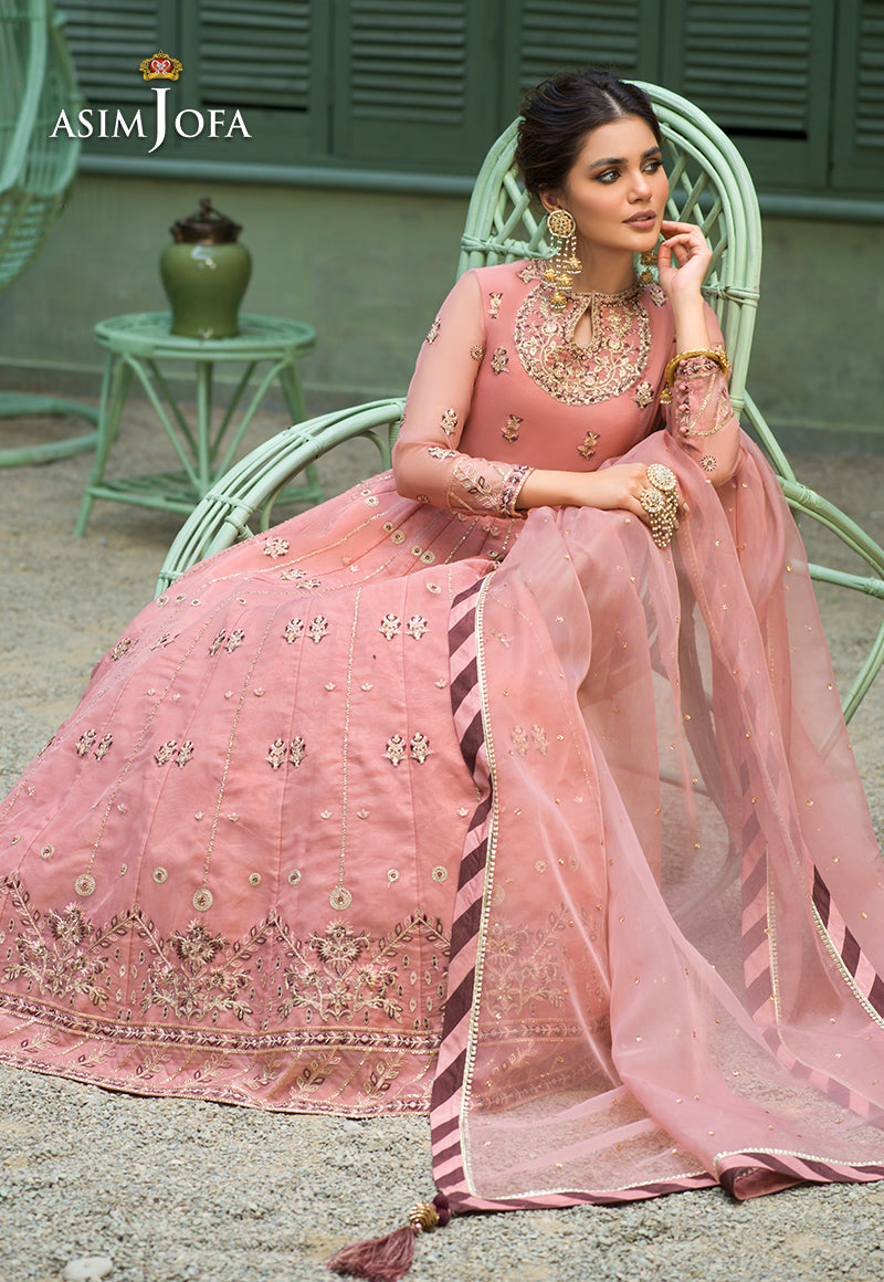 AJFC-40 EMBROIDERED ORGANZA 3 PCS