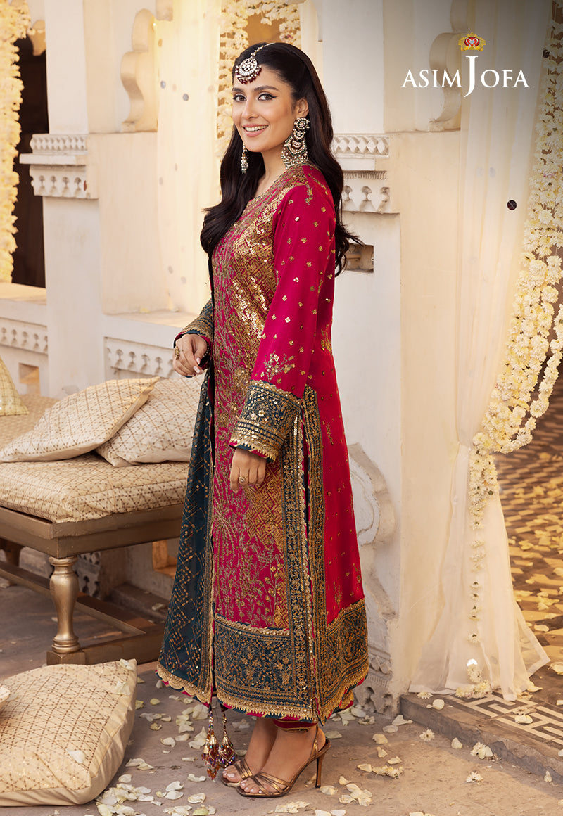 AJSHD-19 EMBROIDERED STITCHED 3 PCS