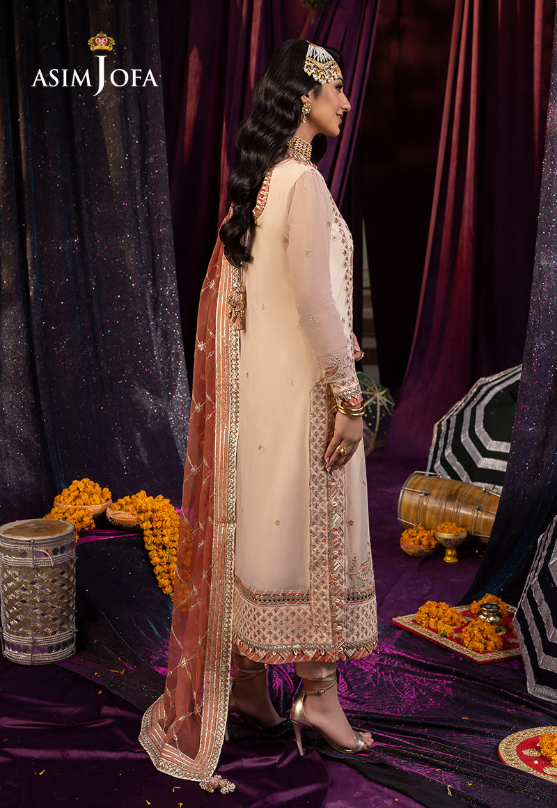 AJCD-14 EMBROIDERED CHIFFON 3 PCS