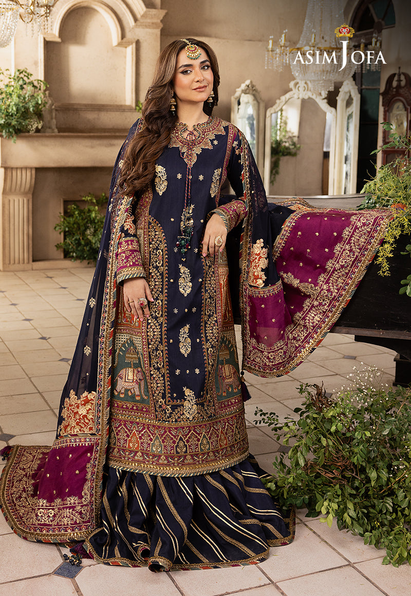 AJNB-08 EMBROIDERED SILK 3 PCS