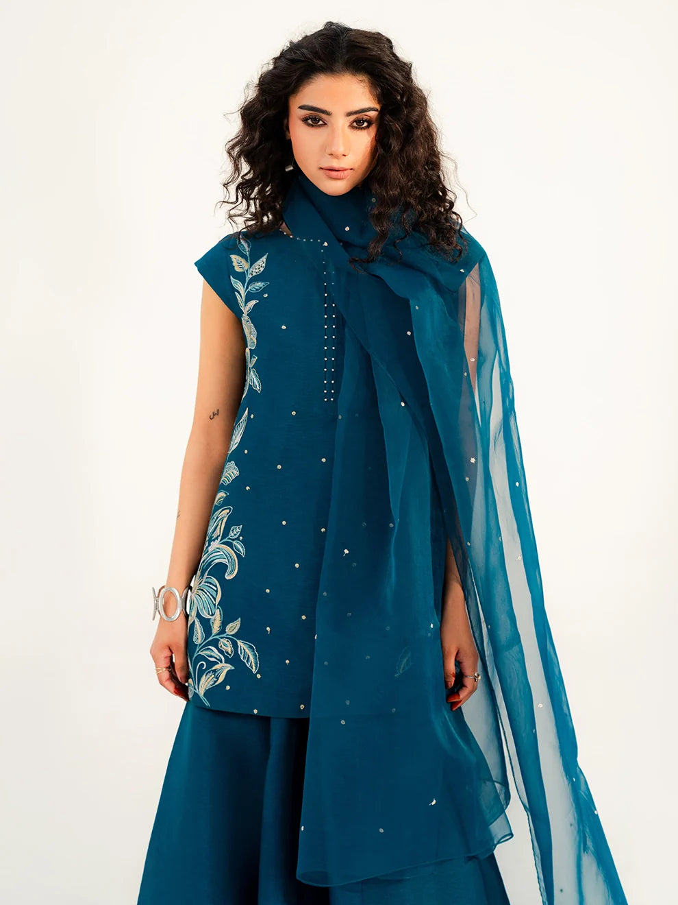 FLORET - 3pcs Tusser Silk Ensemble