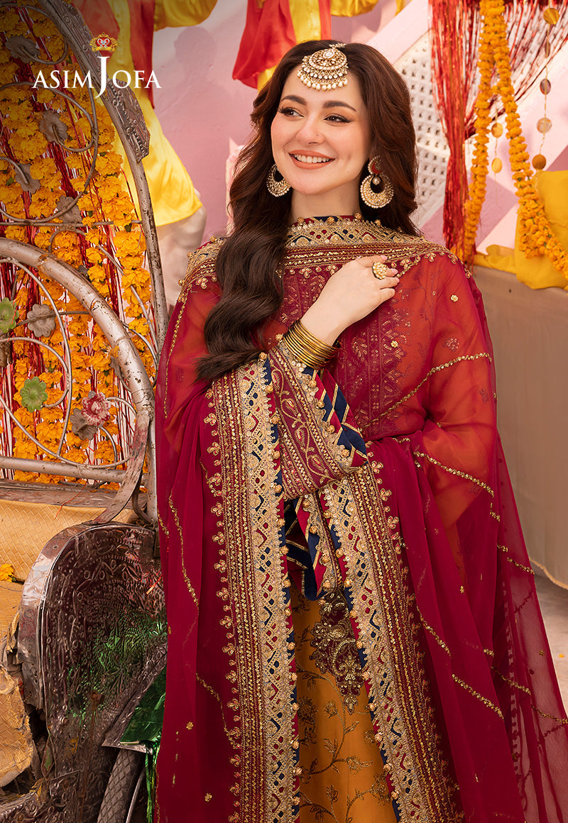 AJDAD-25 EMBROIDERED STITCHED 3 PCS