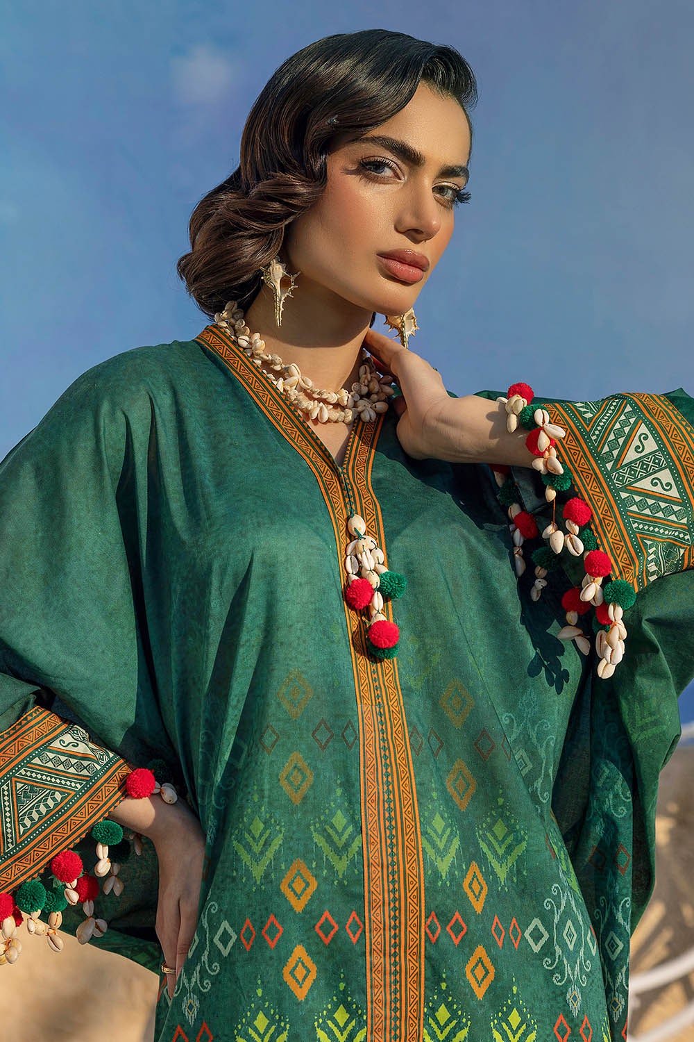 2 Piece Unstitched Printed Lawn Suit