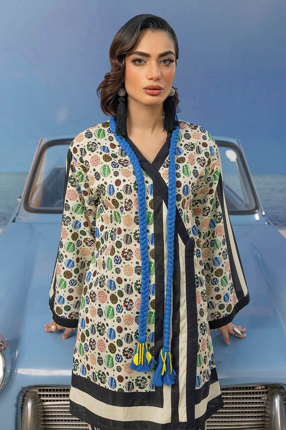 2 Piece Unstitched Printed Lawn Suit