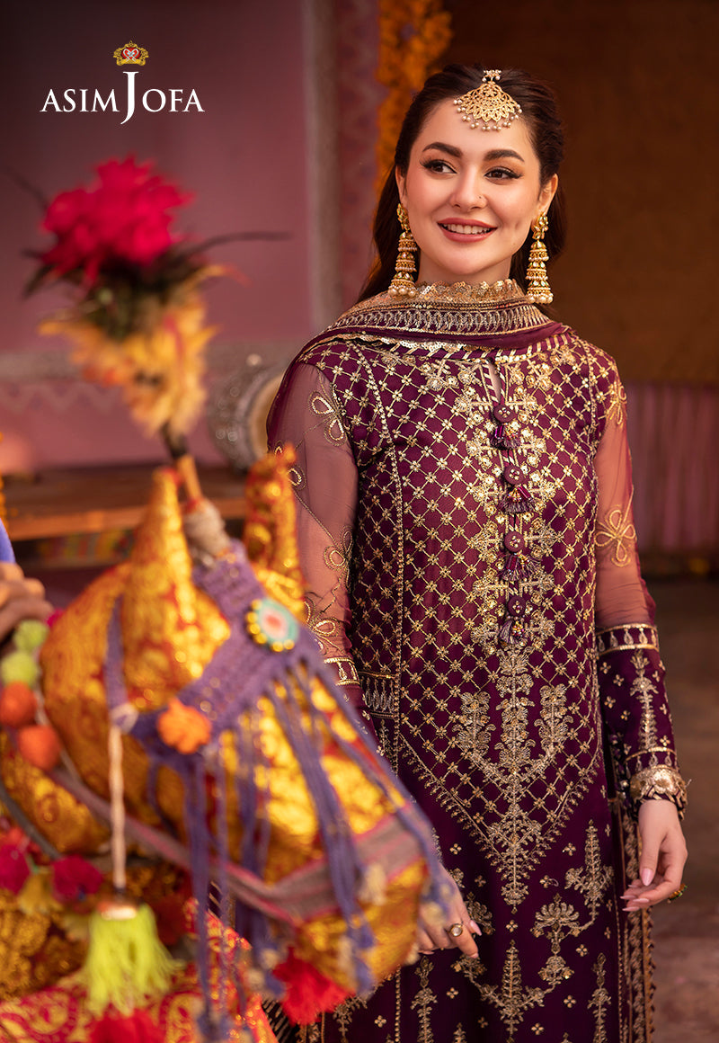 AJDAD-03-XS EMBROIDERED CHIFFON 3 PCS