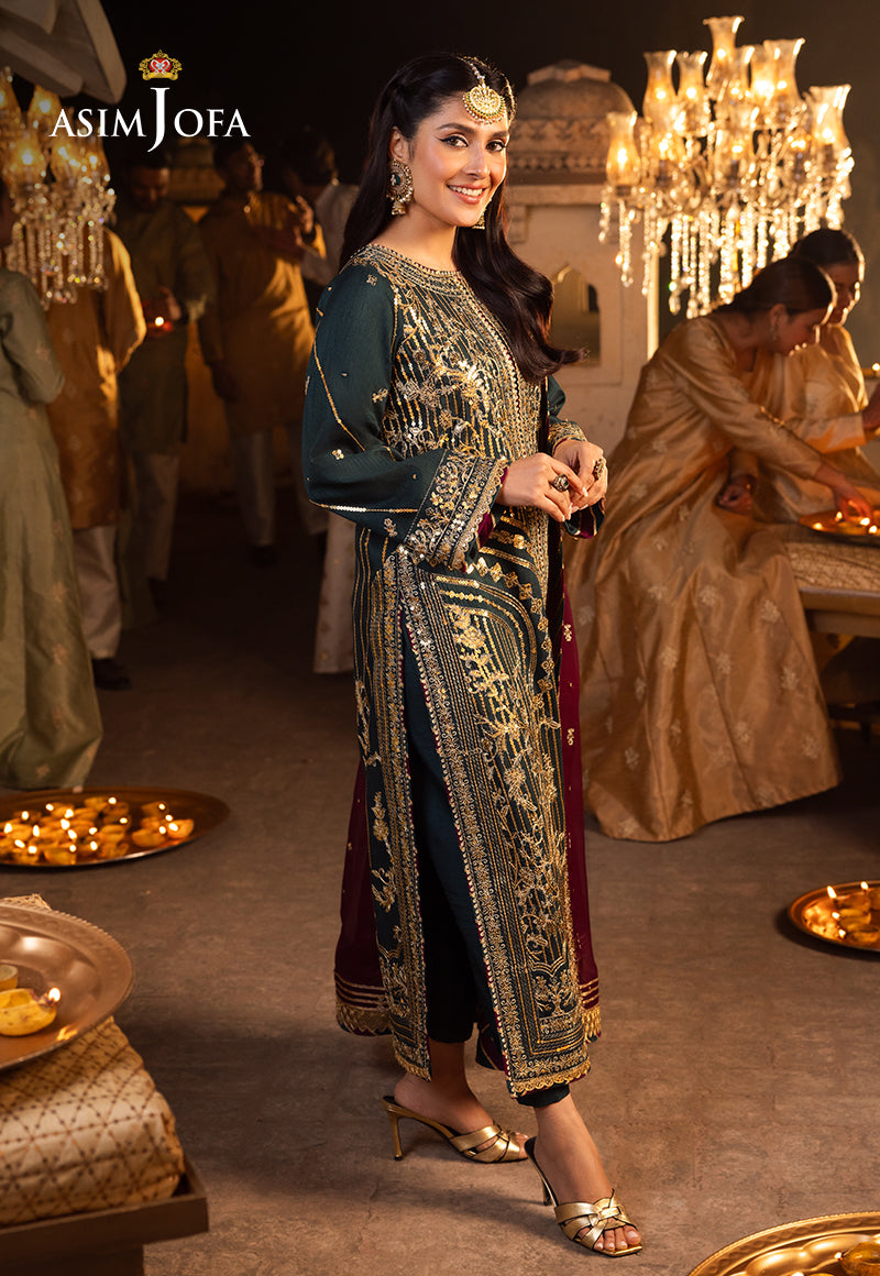 AJRA-27 EMBROIDERED JACQUARD 3 PCS