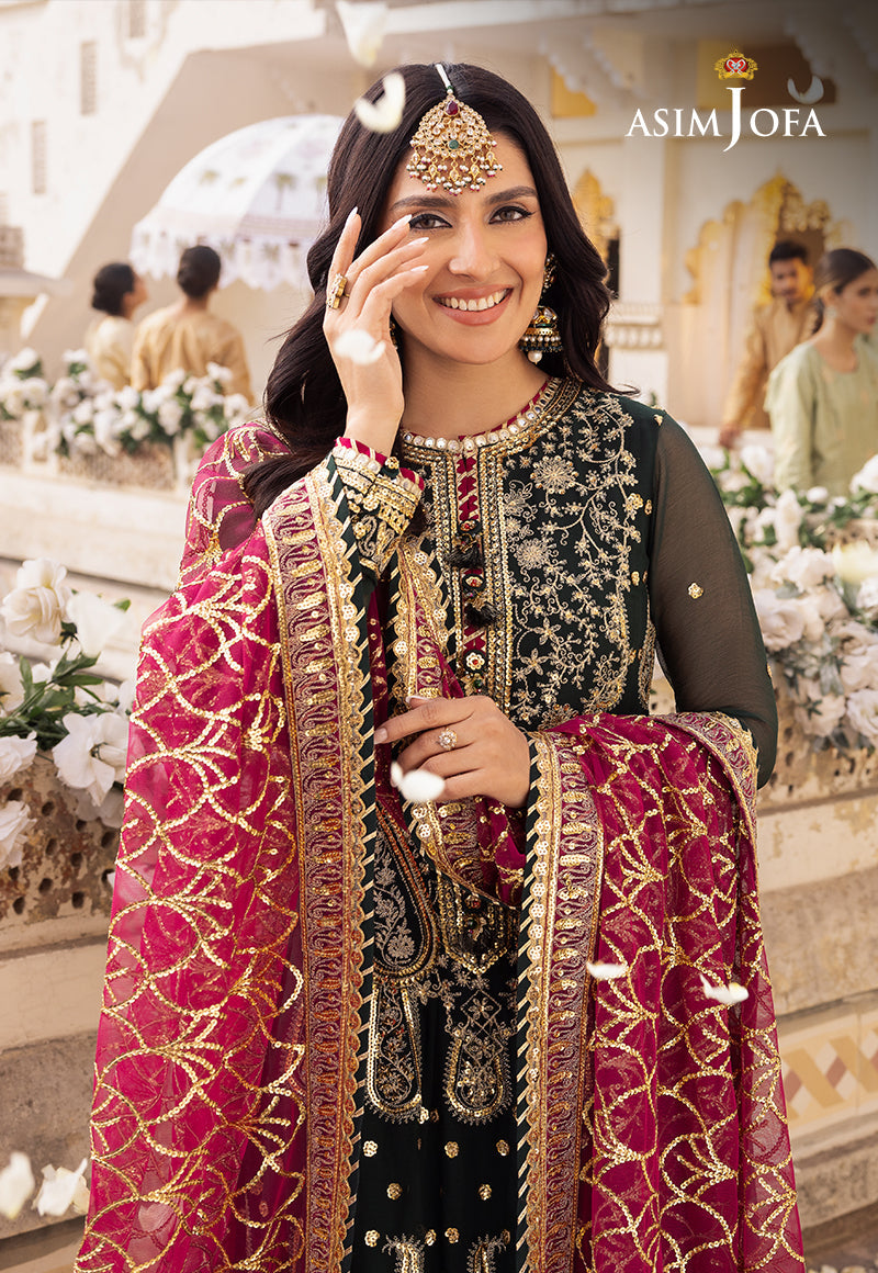 AJSH-11 EMBROIDERED CHIFFON 3 PCS