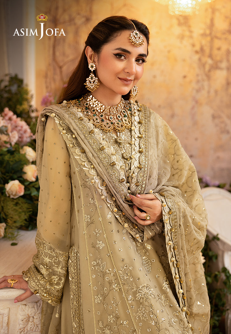 Ajso-102 Unstitched 2 Pcs Shirt Dupatta