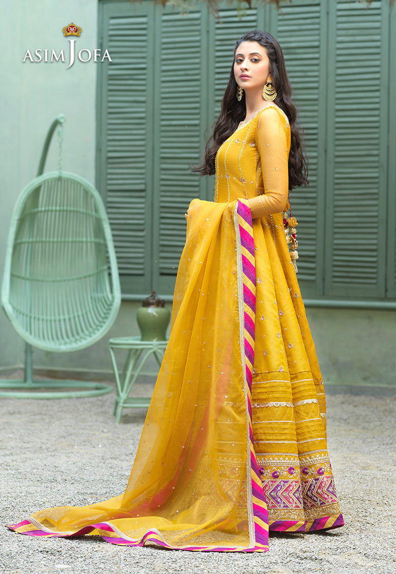 AJFC-42 EMBROIDERED ORGANZA 3 PCS