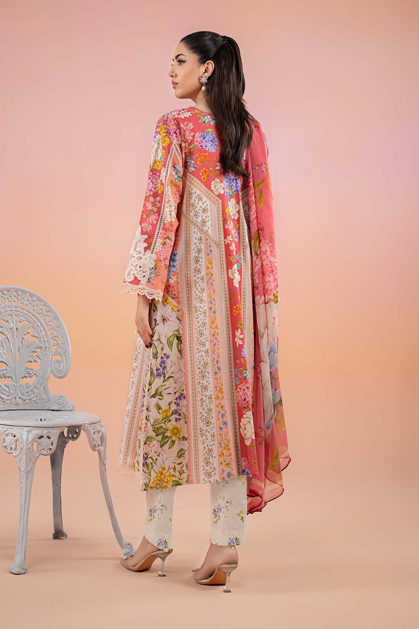 3 Piece Printed Lawn Suit | Mps-2509-B