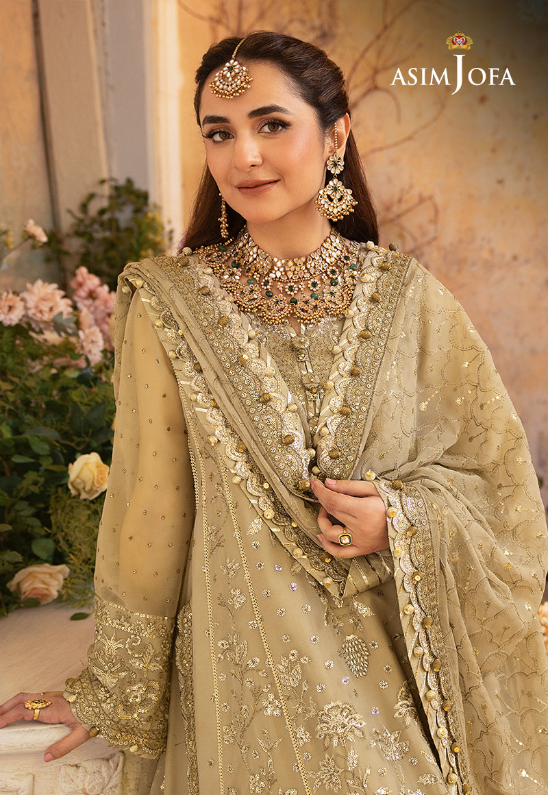 Ajso-102 Unstitched 2 Pcs Shirt Dupatta