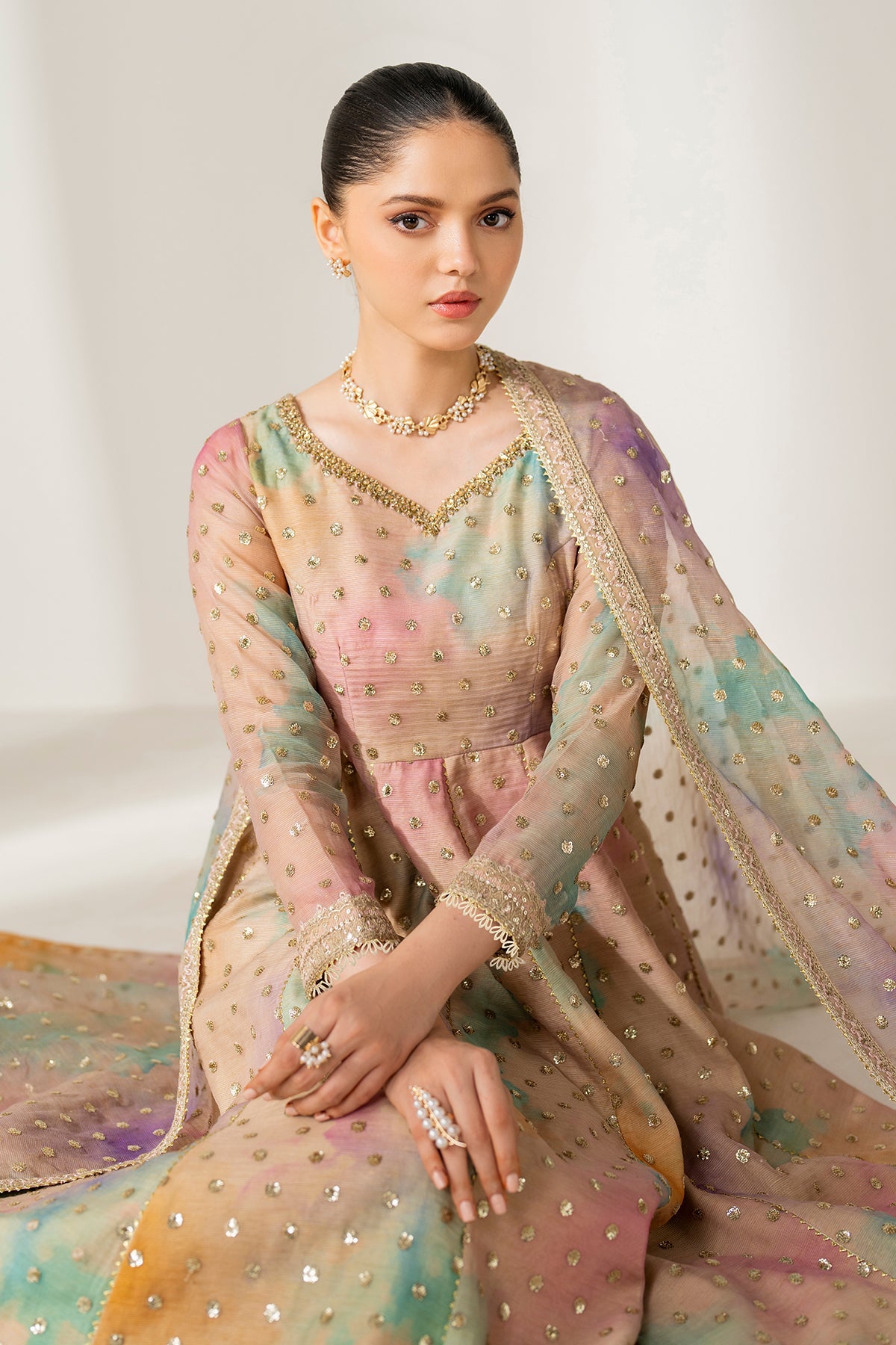EMBROIDERED COTTON PATTI PR-1138
