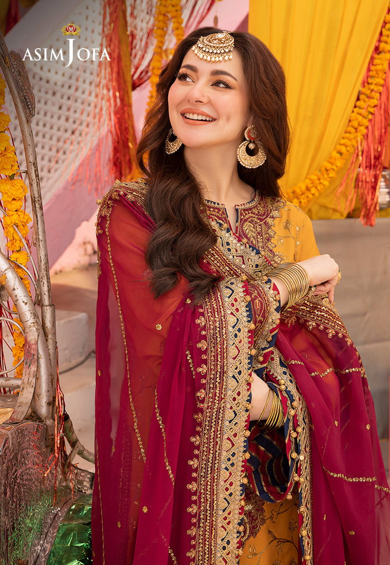 AJDAD-25 EMBROIDERED STITCHED 3 PCS