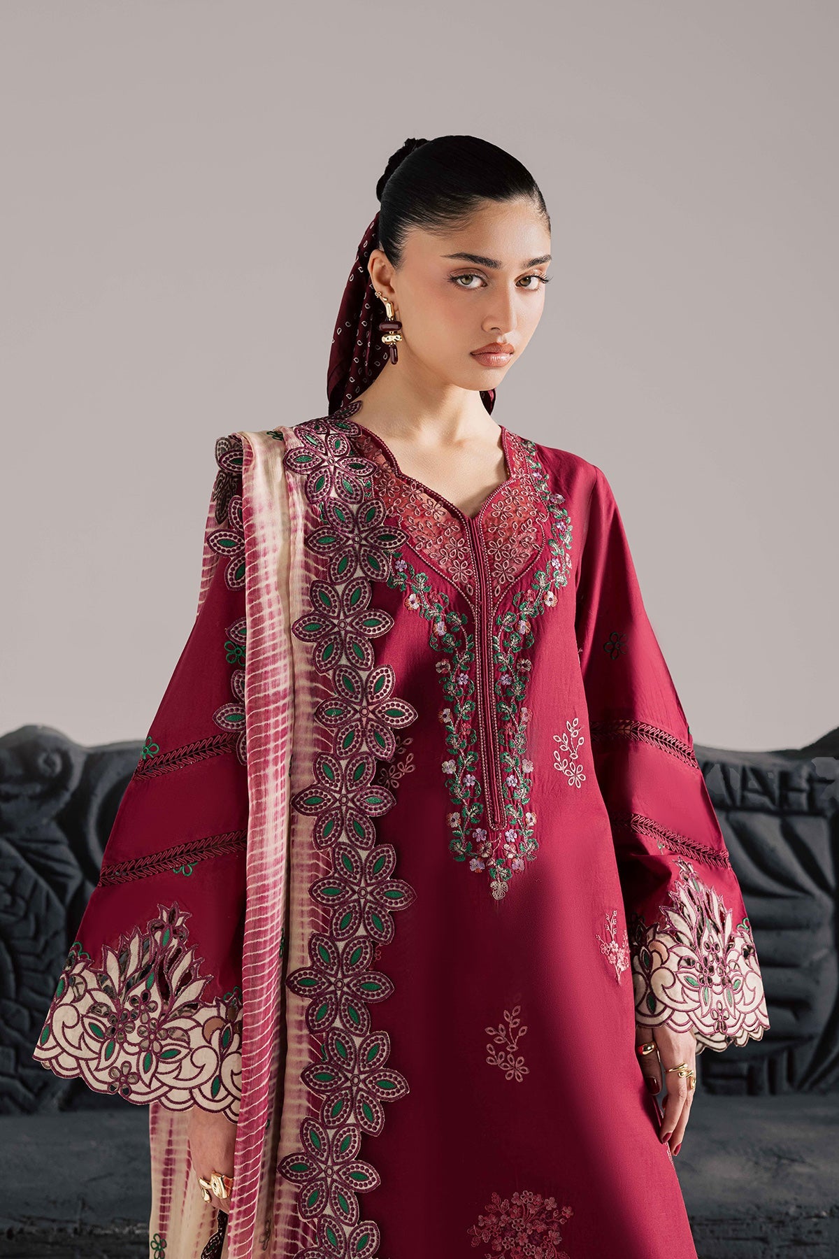 Embroidered Cotton Shirt