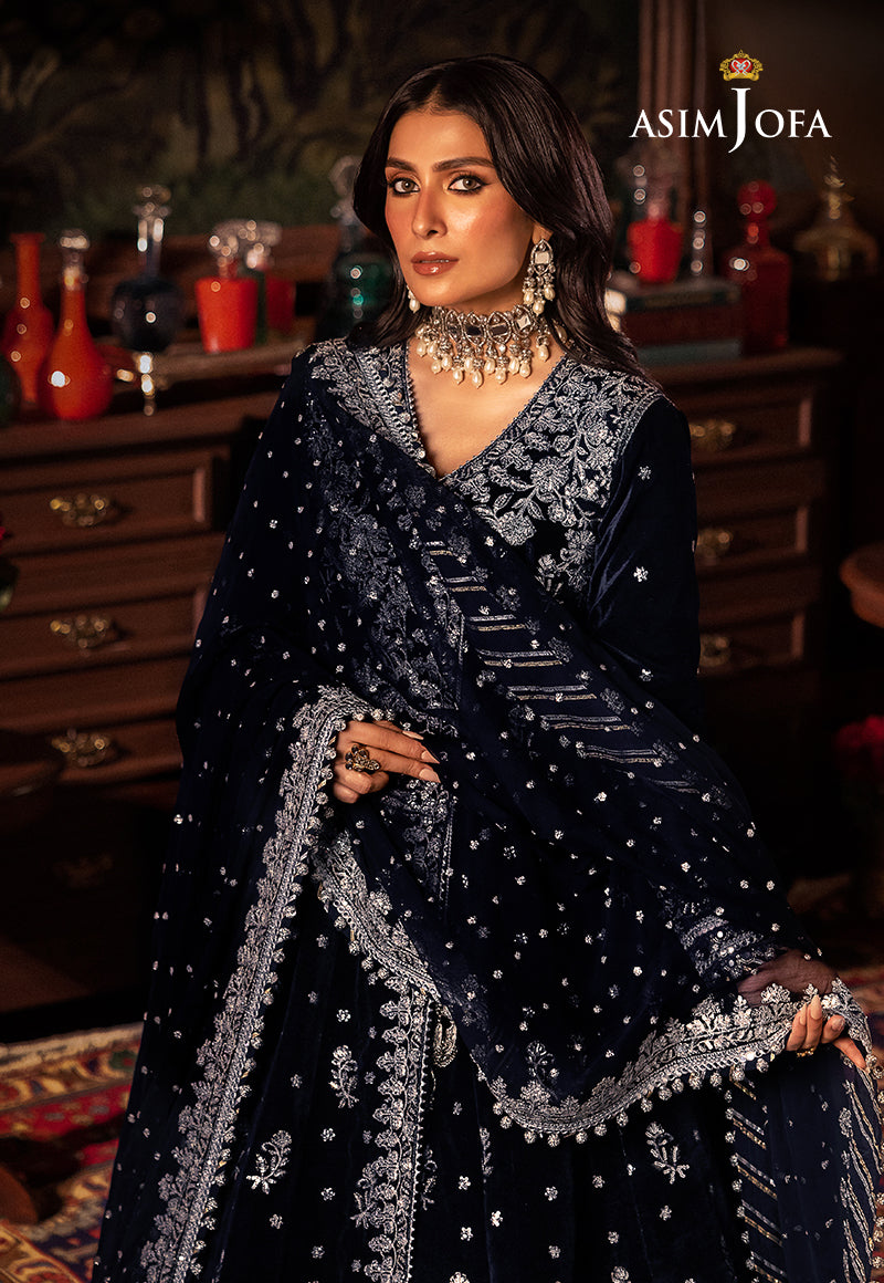 Ajlso-02 Unstitched 3 Pcs Shirt Dupatta Trouser
