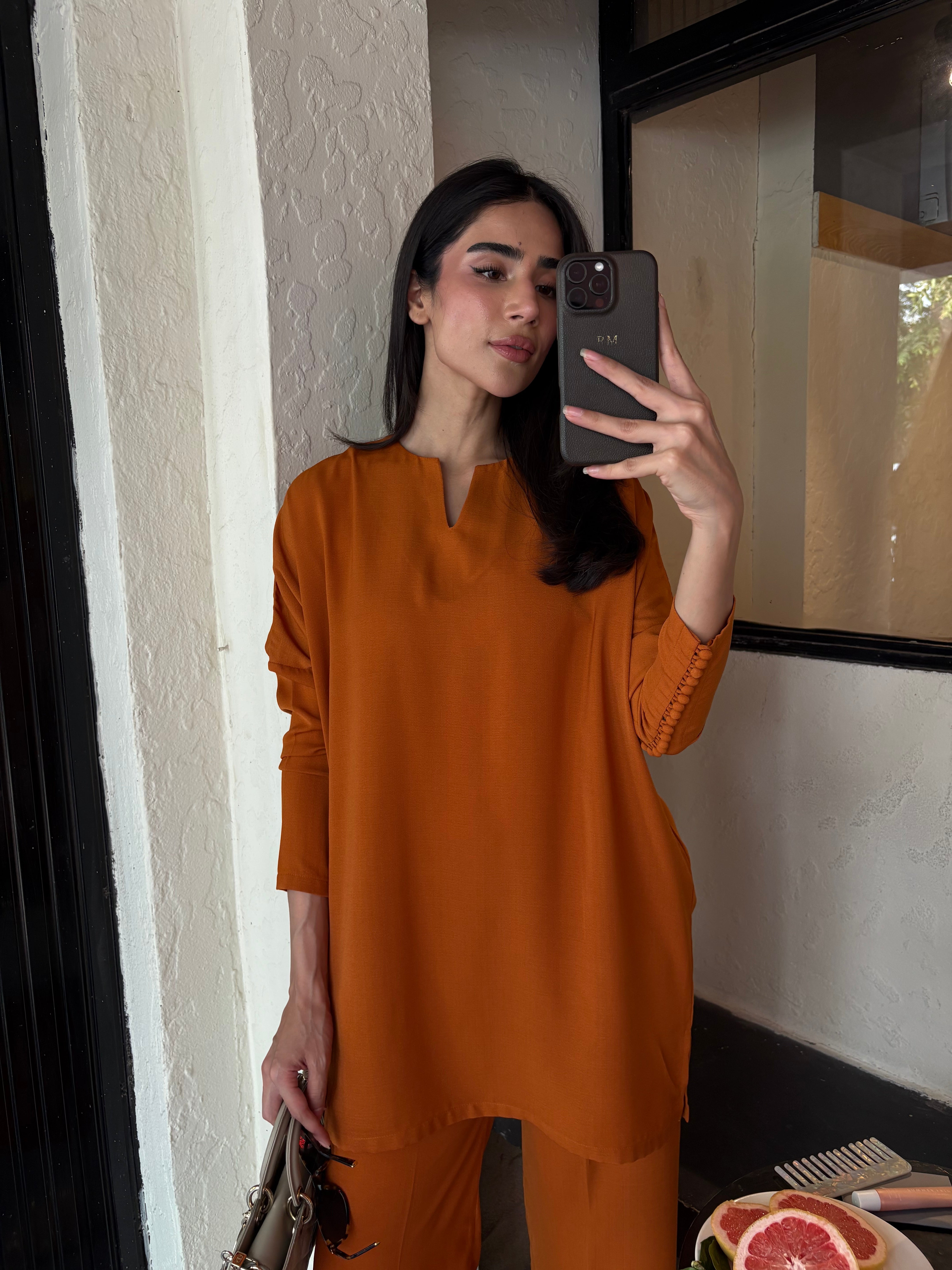 Burnt Orange Gabby Set