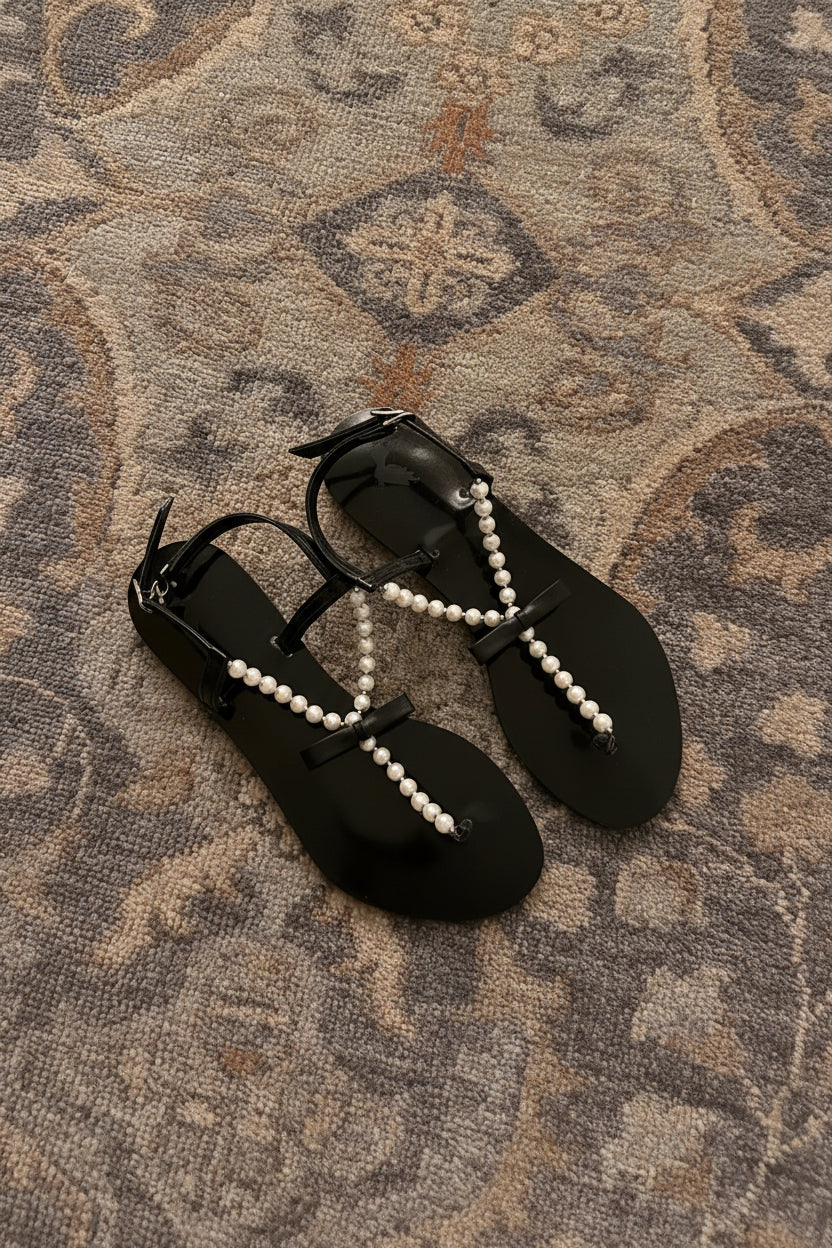 ELANO PEARL ANKLET SANDALS (ZBN-25004)
