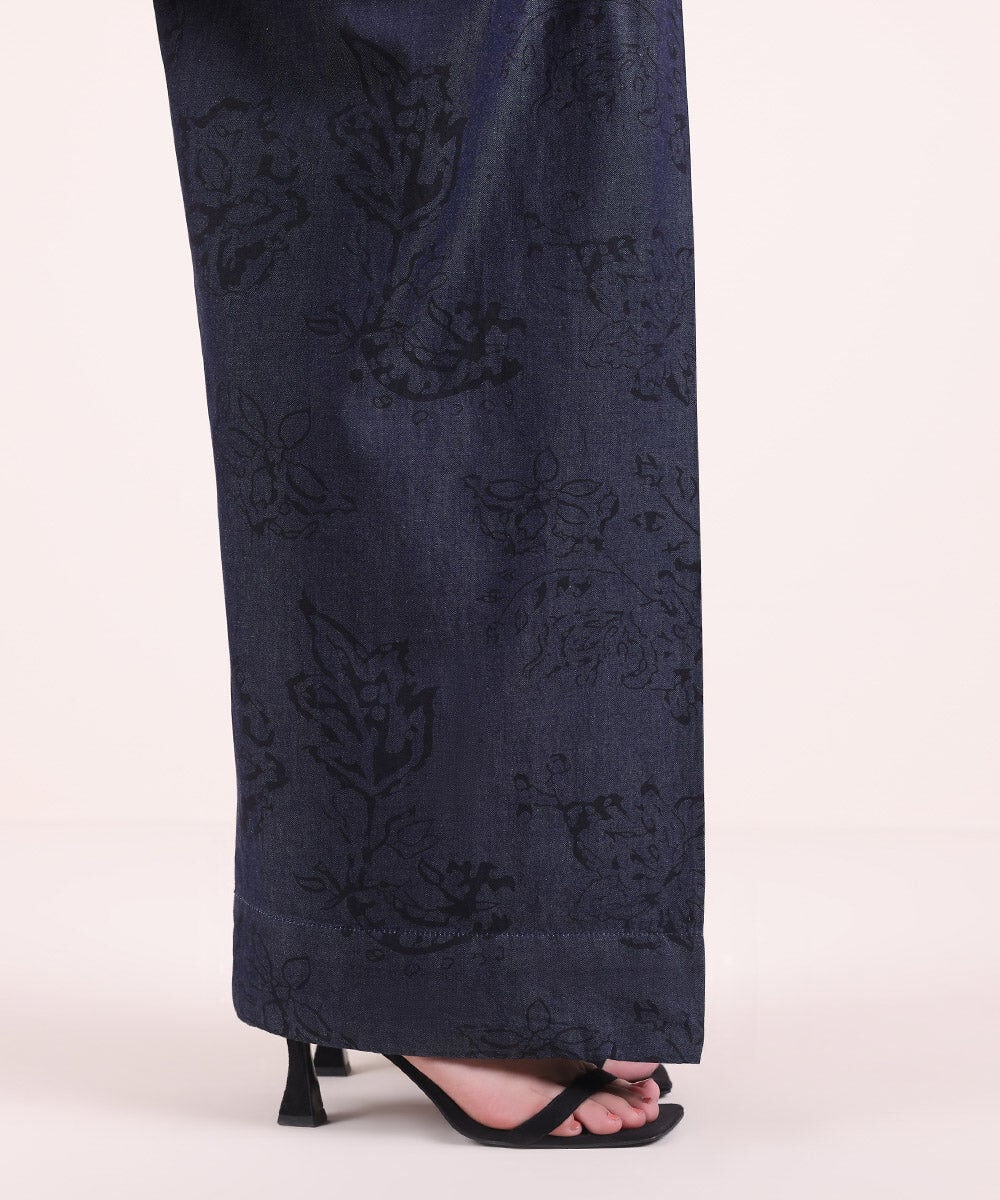 Printed Denim Shalwar