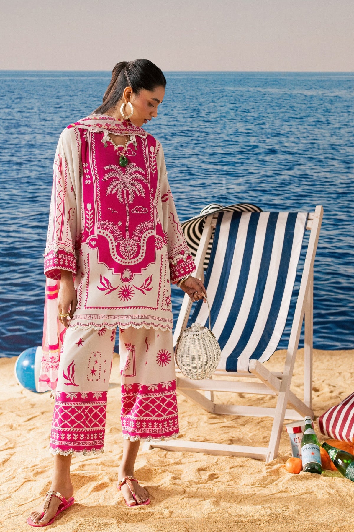 PINK PARADISE | DUPATTA (ZRW-21974)