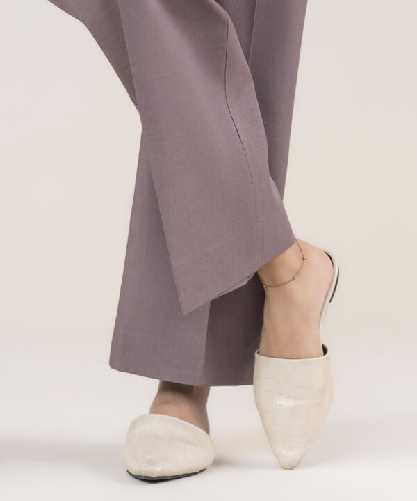 Dyed Cotton Trousers