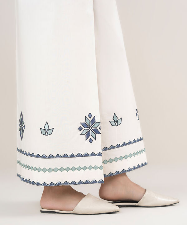 Dyed Cotton Trousers