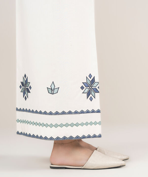 Dyed Cotton Trousers
