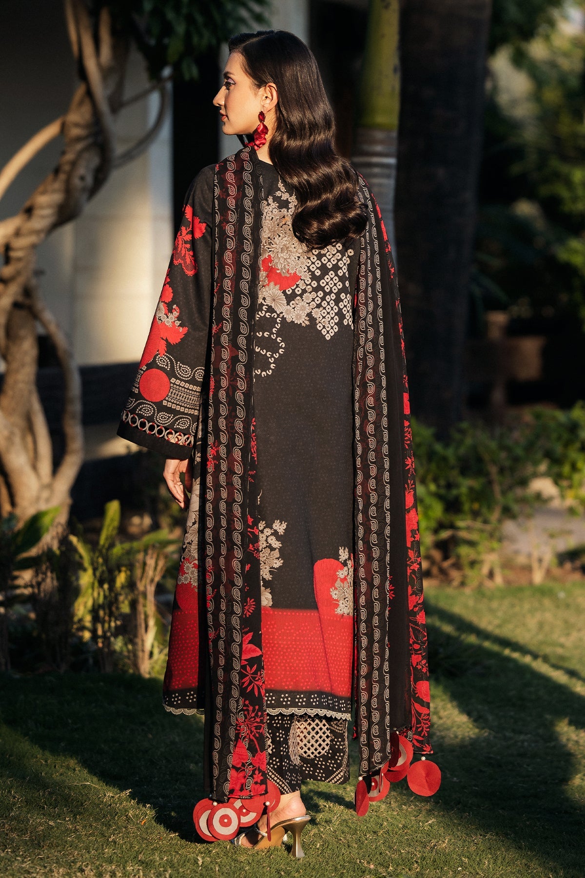 3-PC Unstitched Printed  Lawn  SLC27-15