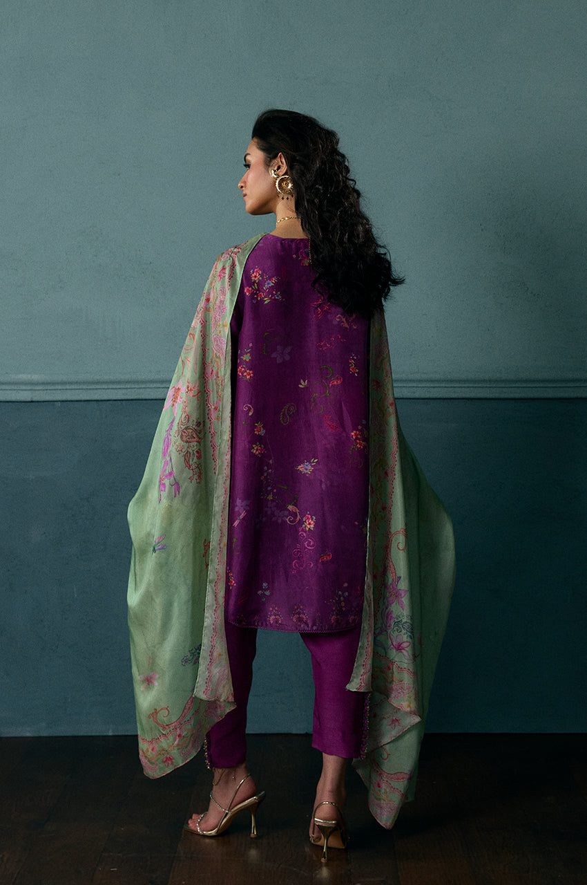 Buttercup Blush - Shirt & Dupatta