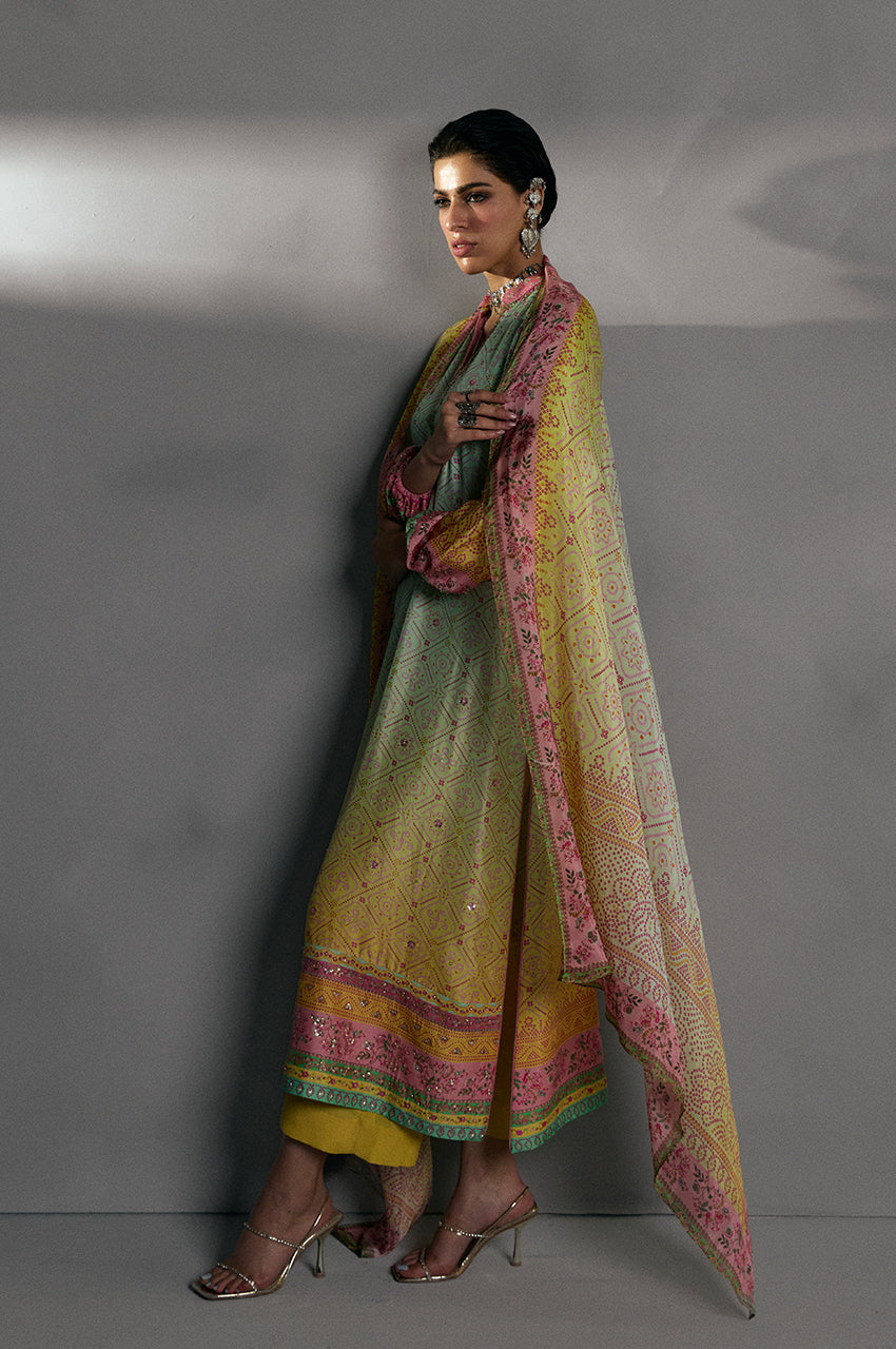 Chunri Breeze Blue - Shirt & Dupatta