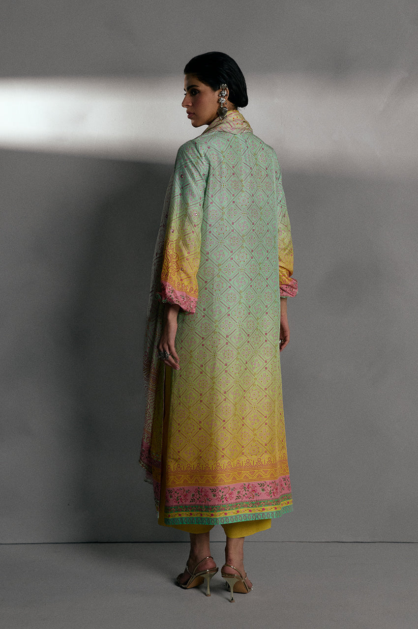 Chunri Breeze Blue - Shirt & Dupatta