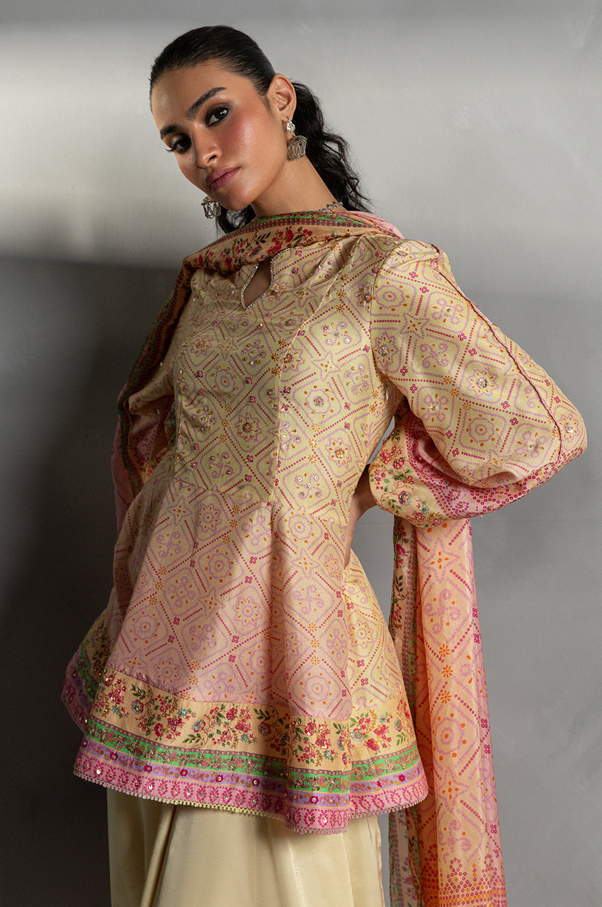 Chunri Breeze - Peplum & Dupatta