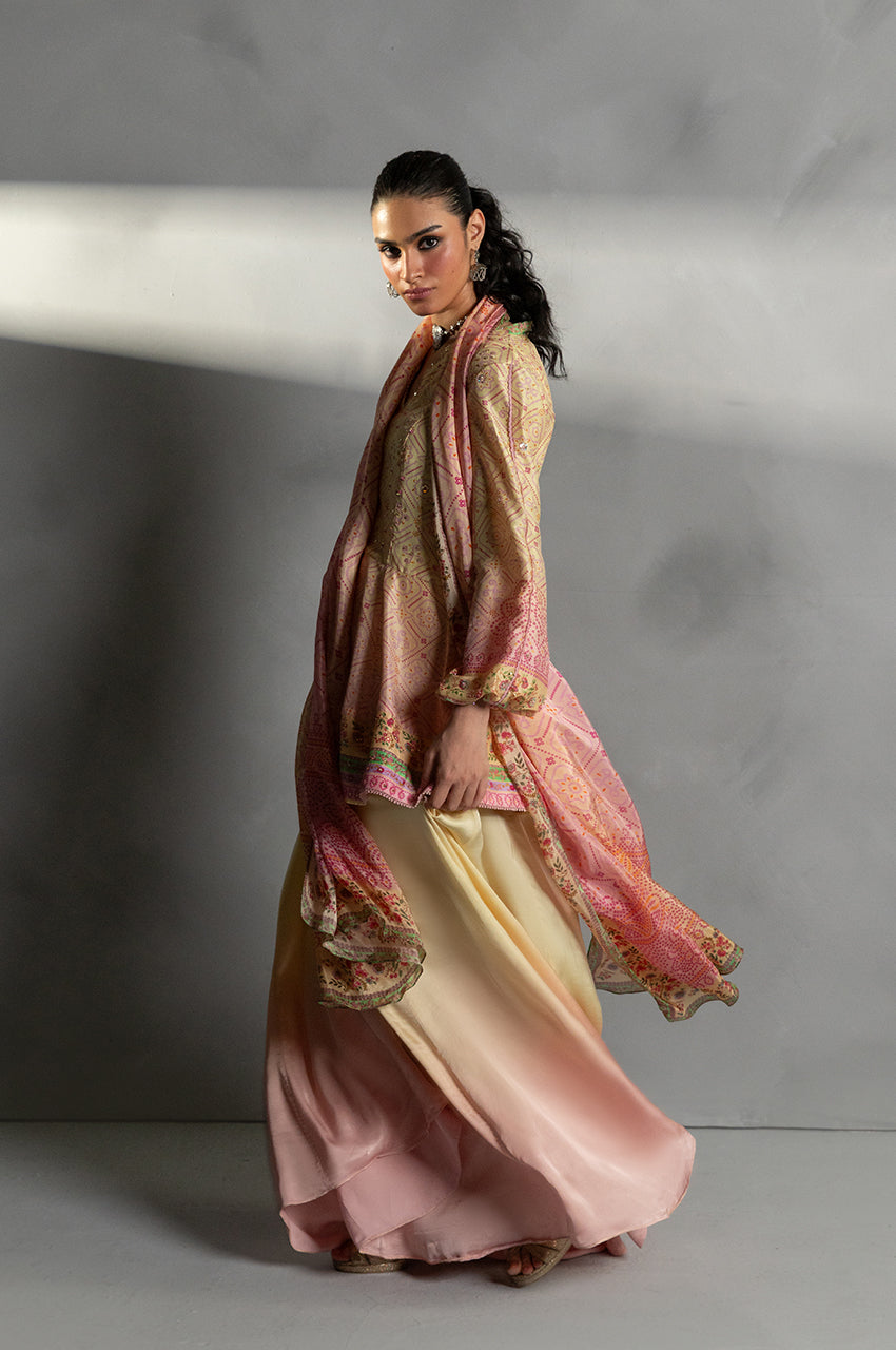 Chunri Breeze - Peplum & Dupatta