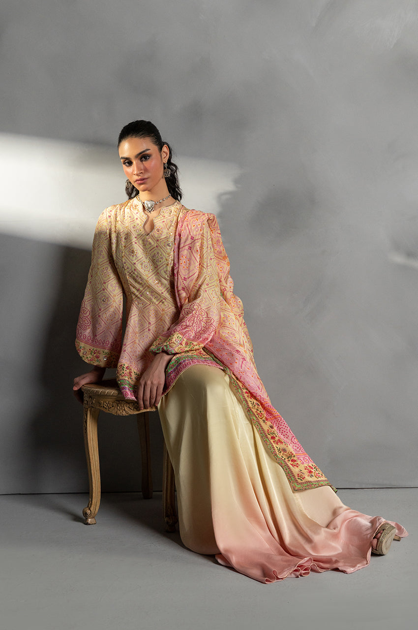 Chunri Breeze - Peplum & Dupatta