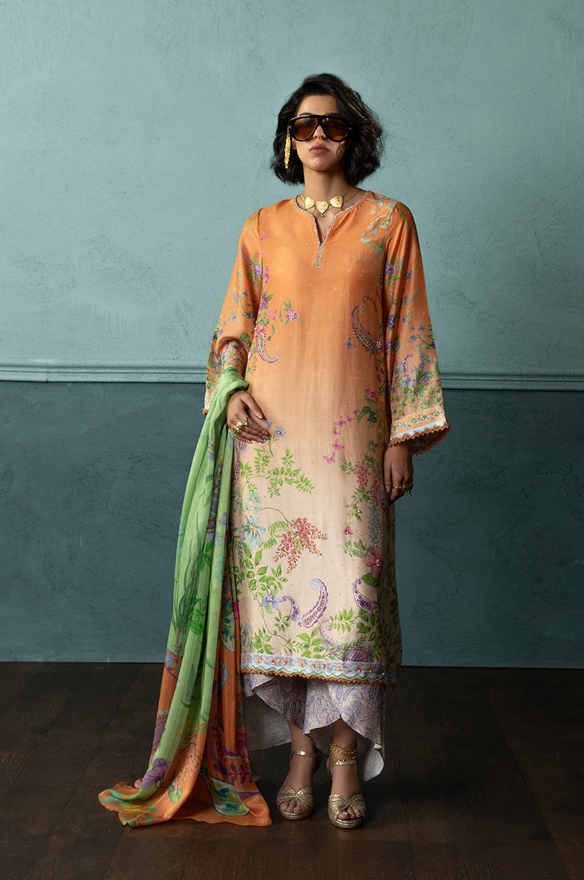 Honey Truffle - Shirt & Dupatta