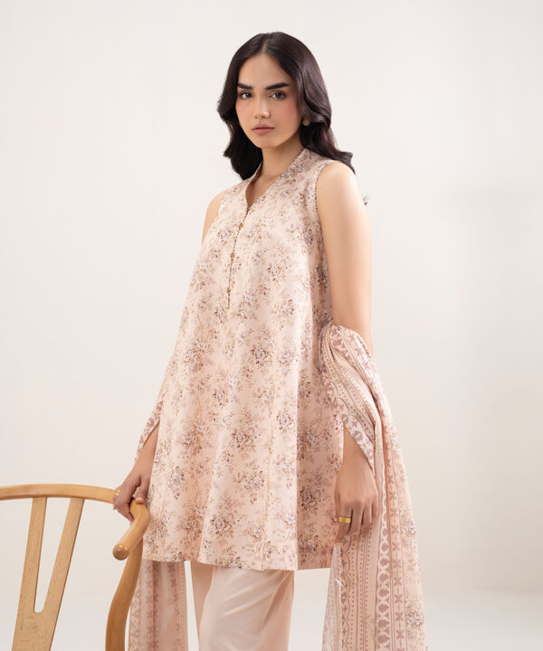 3 Piece - Printed Lawn Suit