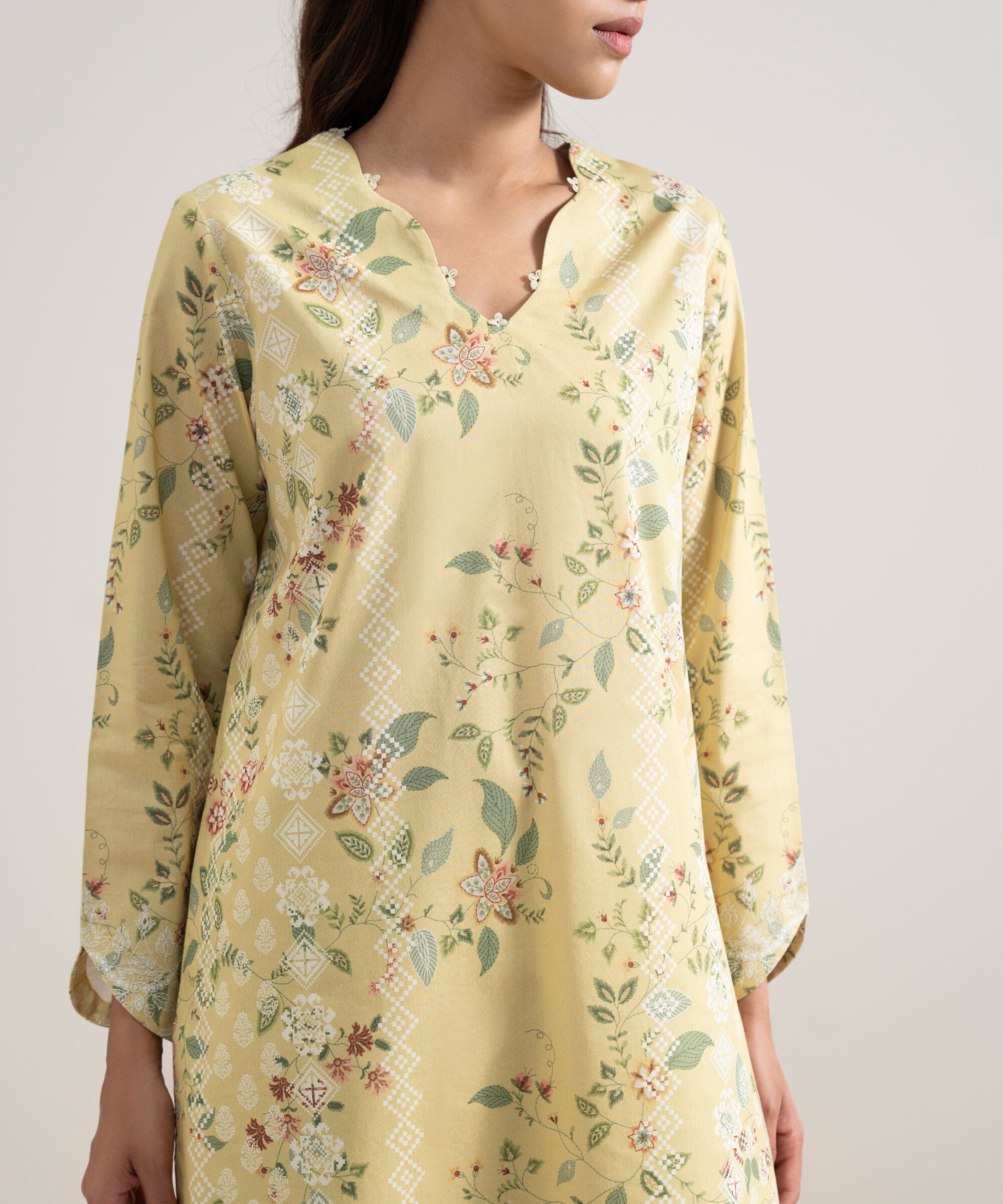 2 Piece - Printed Lawn Suit