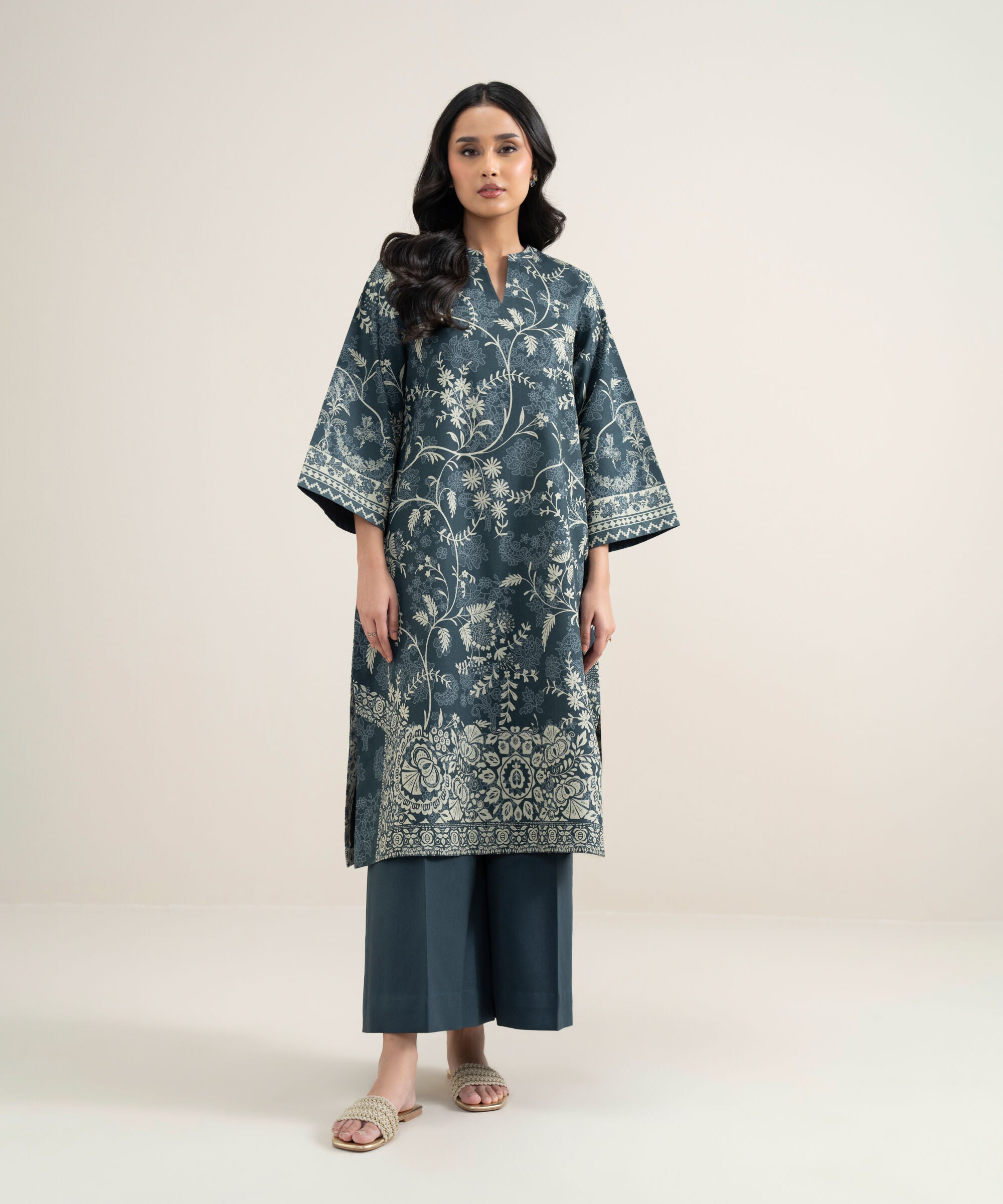 2 Piece - Printed Lawn Suit