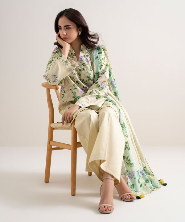 2 Piece - Printed Lawn Suit