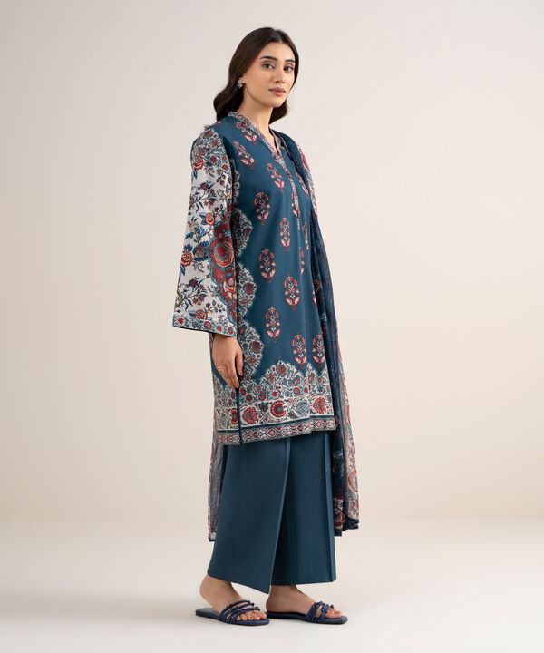 3 Piece - Printed Lawn Suit