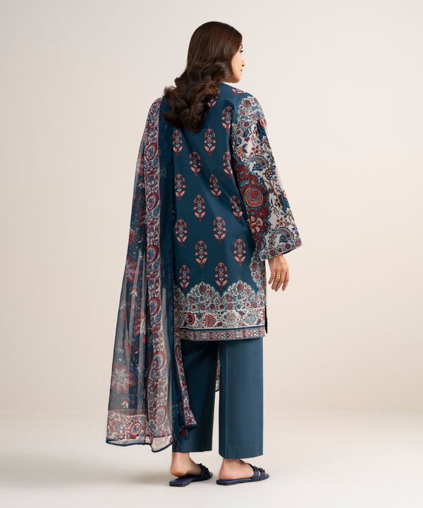 3 Piece - Printed Lawn Suit