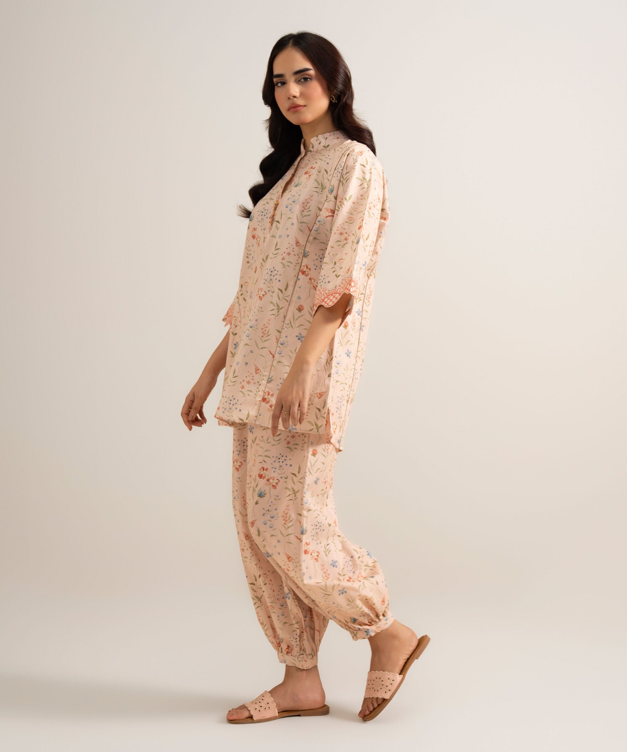 2 Piece - Printed Lawn Suit 0U2TDDS26V61