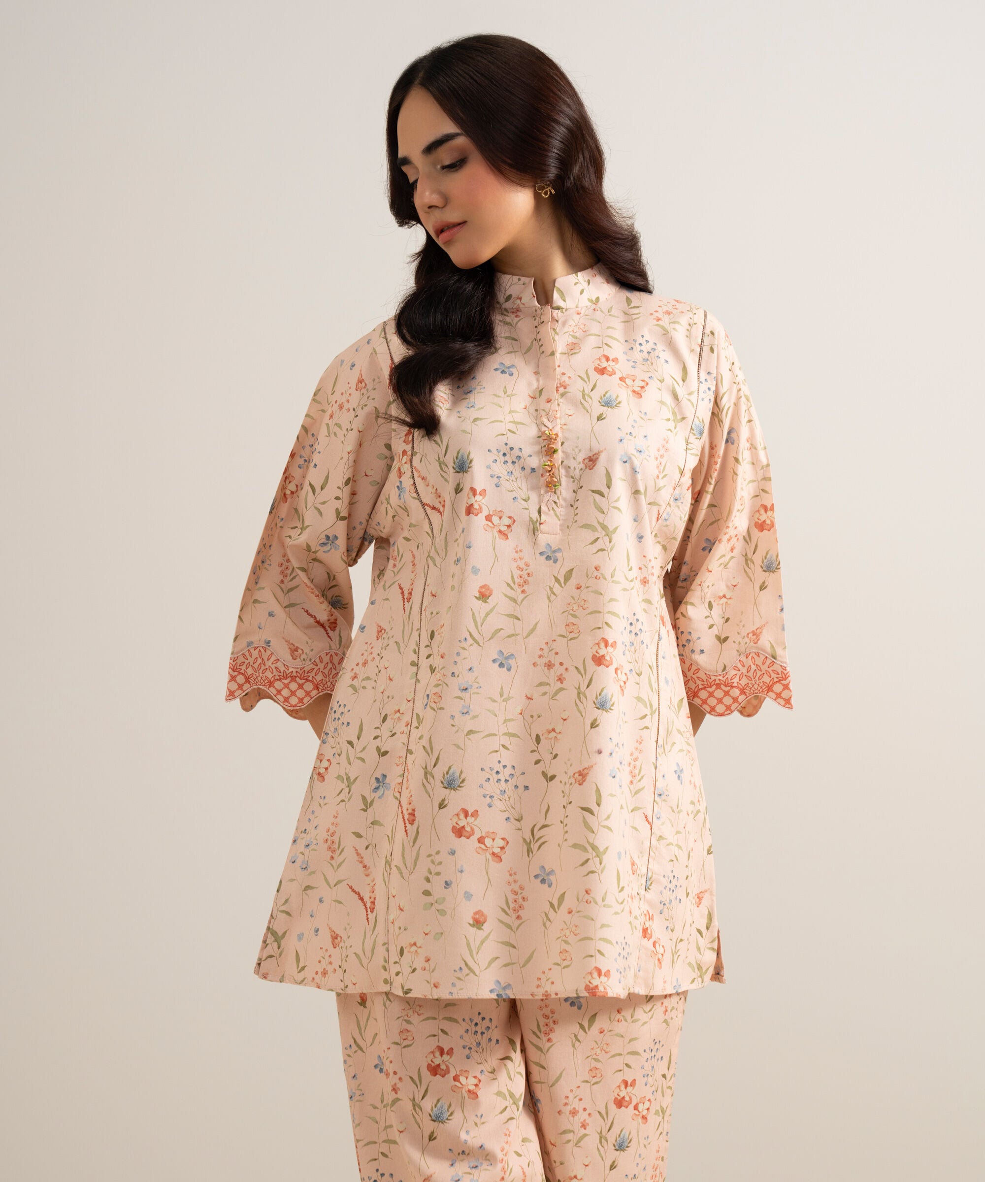 2 Piece - Printed Lawn Suit 0U2TDDS26V61