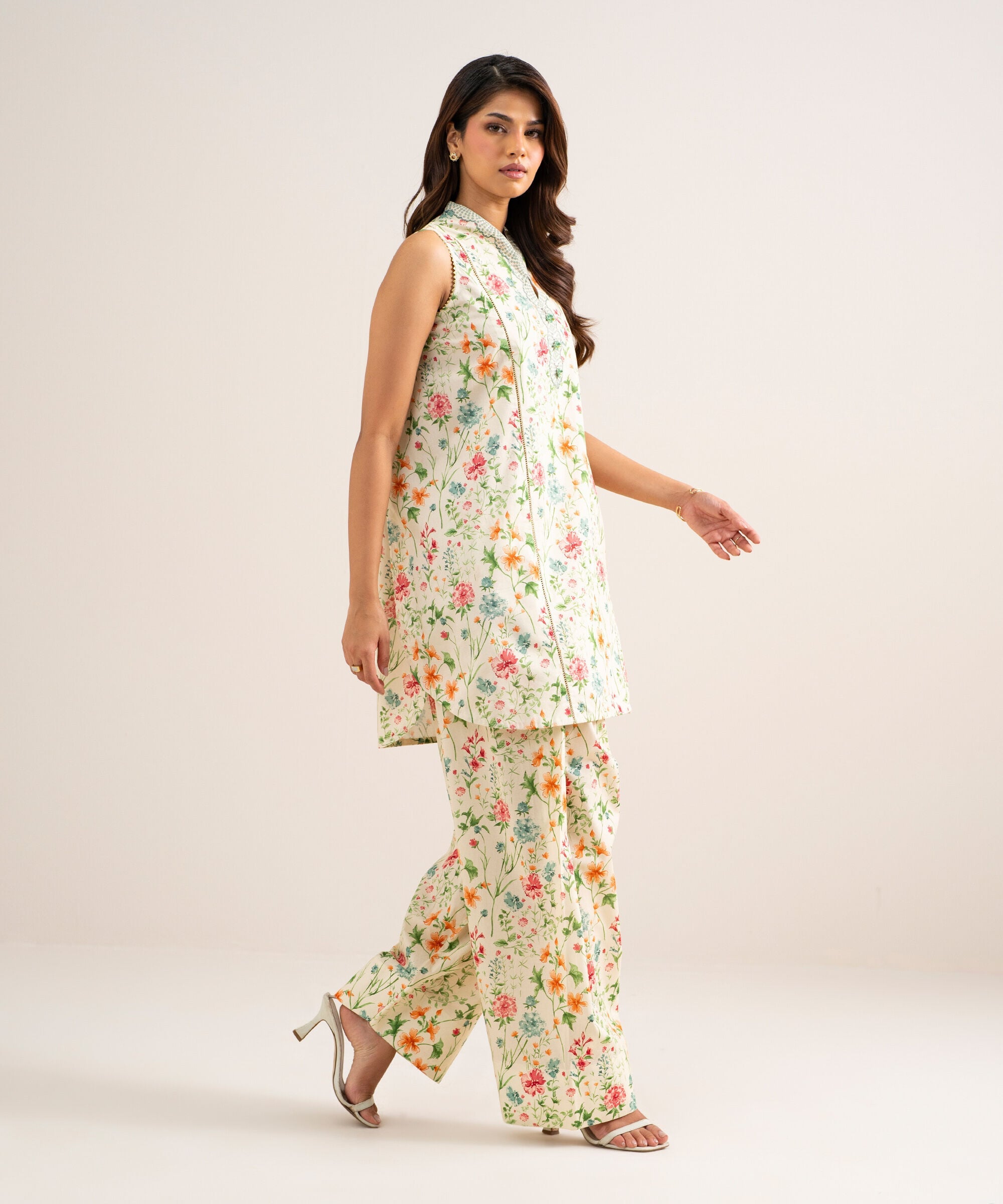 2 Piece - Printed Lawn Suit 0U2TDDS26V64