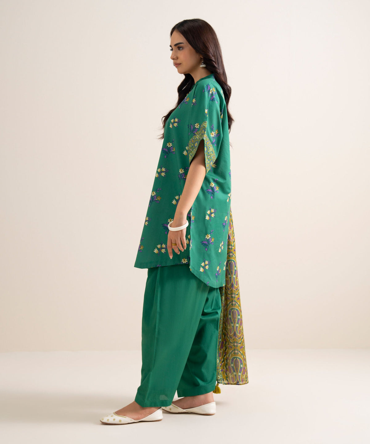 3 Piece - Printed Lawn Suit 0U3PADD26V85