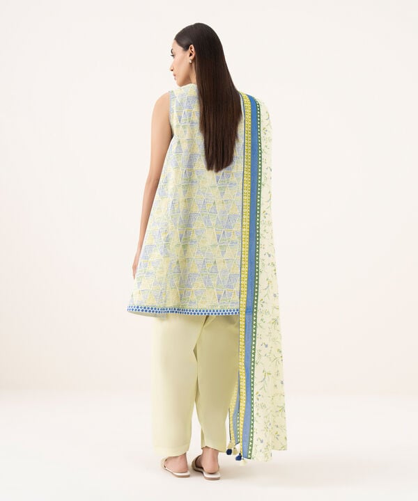 3 Piece - Printed Lawn Suit