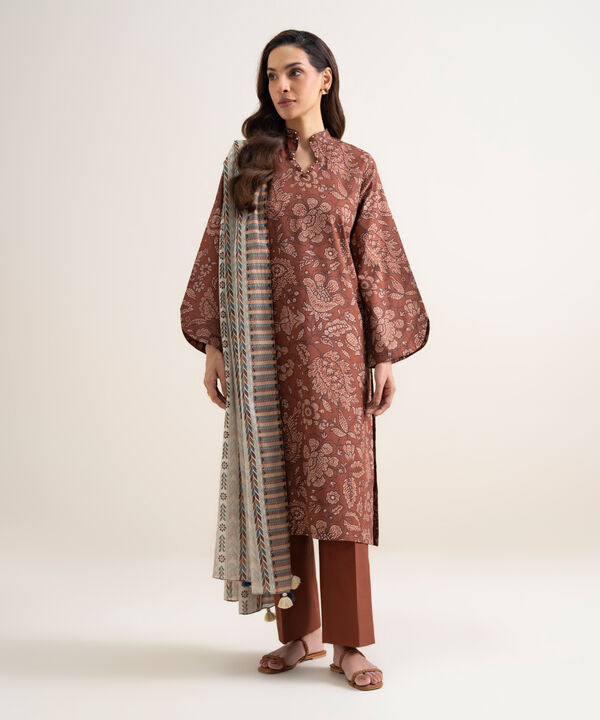 3 Piece - Printed Lawn Suit