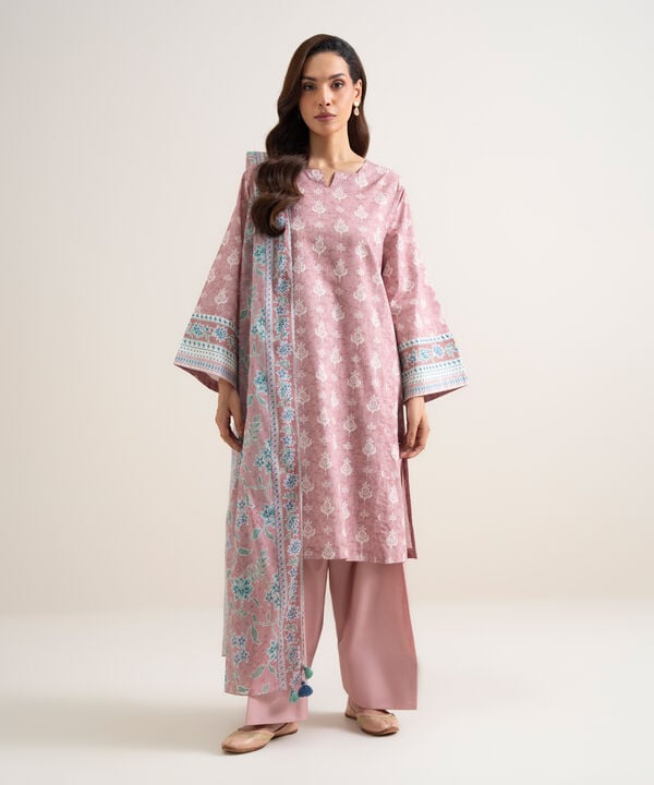 3 Piece - Printed Lawn Suit